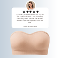 Trialide's Non-slip Strapless Bra Set, 2 pcs/set