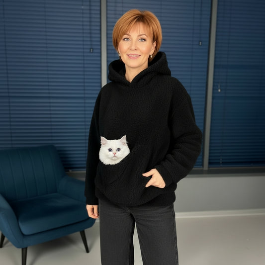 Ultra-Cozy Hoodie with a Cuddle Pouch
