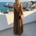 Comfy backless dress